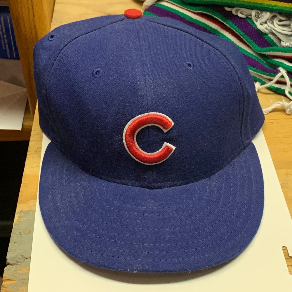 Chicago Cubs New Era Size 7 1/2 Fitted Hat